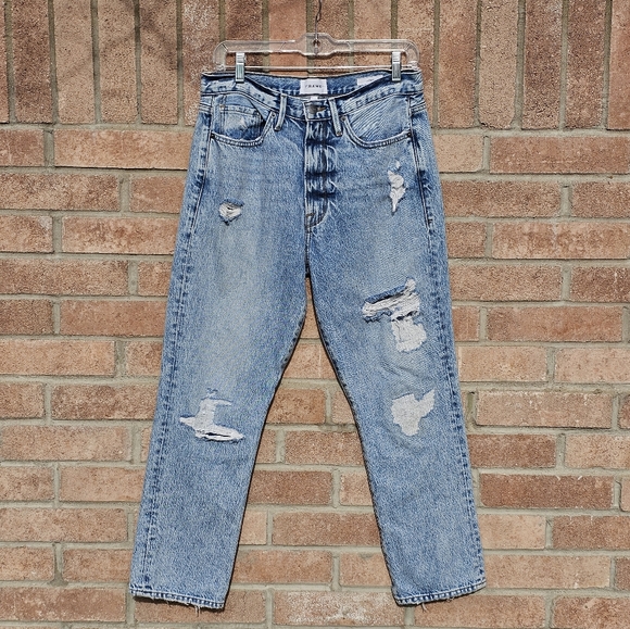 NWOT FRAME le piper distressed jeans - Picture 12 of 13